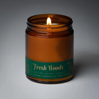 Классическая соевая свеча 50 часов горения Ограниченная серия Fresh Woods к Рождеству