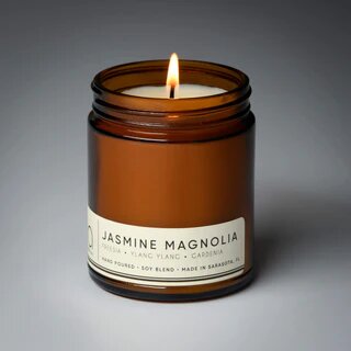 Классическая соевая свеча 50 часов горения Жасмин Магнолия